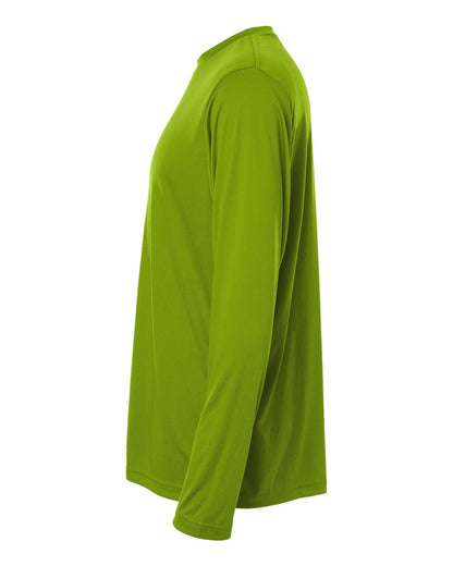 CORE365 Unisex Capital Long Sleeve Performance T-Shirt CE10L #color_Acid Green