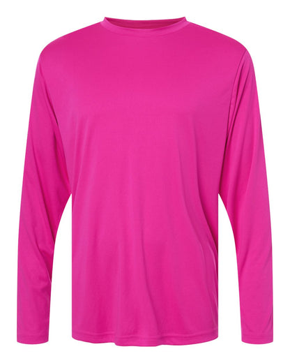 CORE365 Unisex Capital Long Sleeve Performance T-Shirt CE10L #color_Bright Magenta