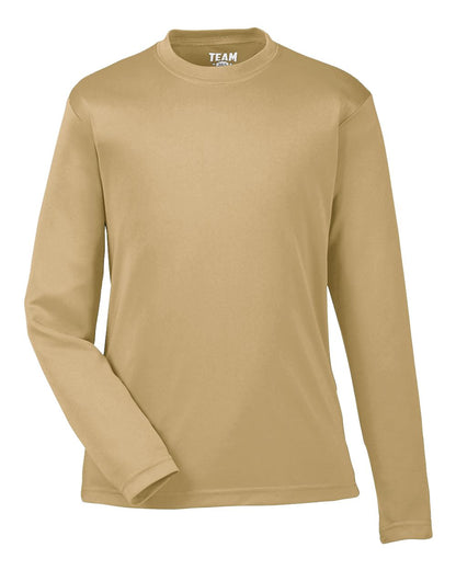 Team 365 Youth Zone Performance Long Sleeve T-Shirt TT11YL #color_Sport Vegas Gold