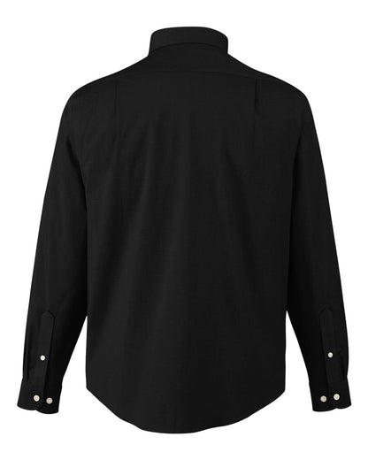 Devon & Jones Men's CrownLux Performance® Spencer Poplin Dress Shirt DG505 #color_Black