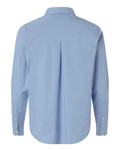 Devon & Jones Women's CrownLux Performance® Spencer Poplin Dress Shirt DG505W #color_Light Blue Melange
