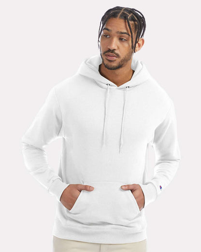Champion Unisex Powerblend® Hooded Sweatshirt S700 #colormdl_White