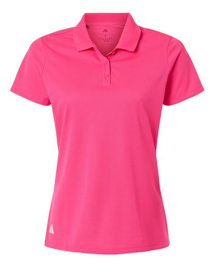 Adidas Women's Performance Piqué Polo A431 #color_Lucid Pink