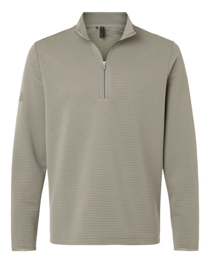 Adidas Men's Spacer Quarter-Zip Pullover A588 #color_Silver Pebble