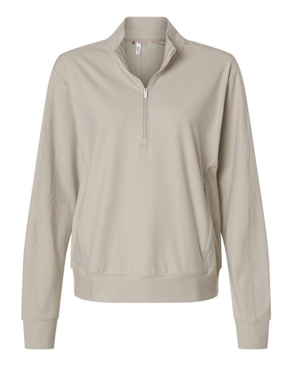 Adidas Women's Ultimate365 Quarter-Zip Pullover A1002 #color_Wonder Alumina
