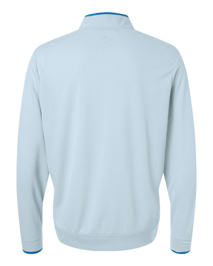 Adidas Men's Performance Lightweight Quarter-Zip Pullover A2002 #color_Crystal Sky