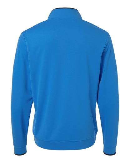 Adidas Men's Performance Lightweight Quarter-Zip Pullover A2002 #color_Lucid Ray Blue