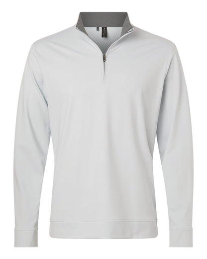 Adidas Men's Ultimate365 Classic Quarter-Zip Pullover A2017 #color_Clear Grey
