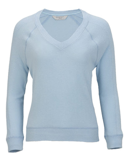 Boxercraft Women's Cuddle V-Neck Pullover BW1201 #color_Sky Blue