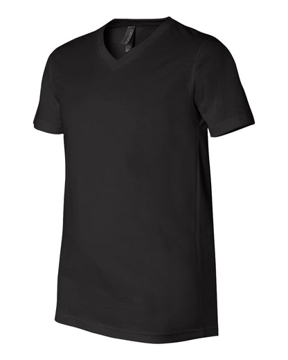 BELLA + CANVAS Unisex Jersey V-Neck Tee 3005 #color_Black