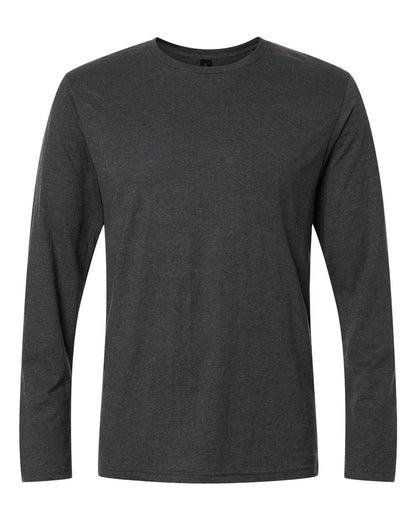 Gildan Unisex Softstyle® Long Sleeve T-Shirt 64400 #color_Heather Dark Grey