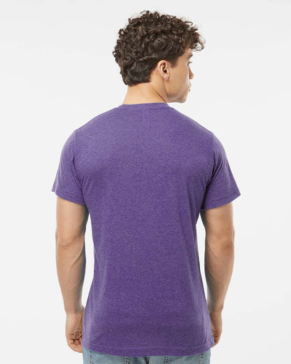 Tultex Poly-Rich T-Shirt 241 #colormdl_Heather Purple