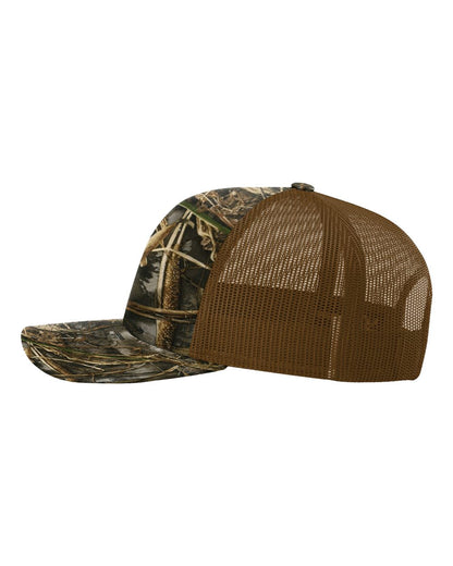 Richardson Printed Trucker Cap 112P #color_Realtree Max 7/ Buck