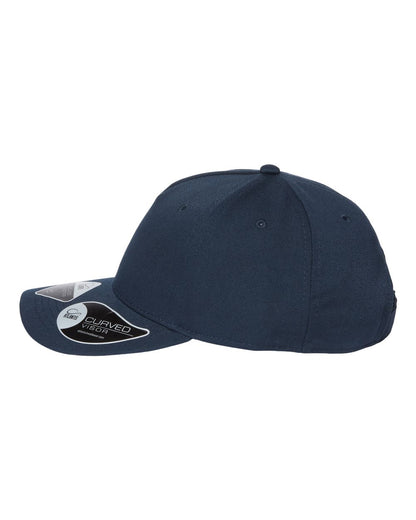 Atlantis Headwear Sustainable Five-Panel Cap FIJI #color_Navy