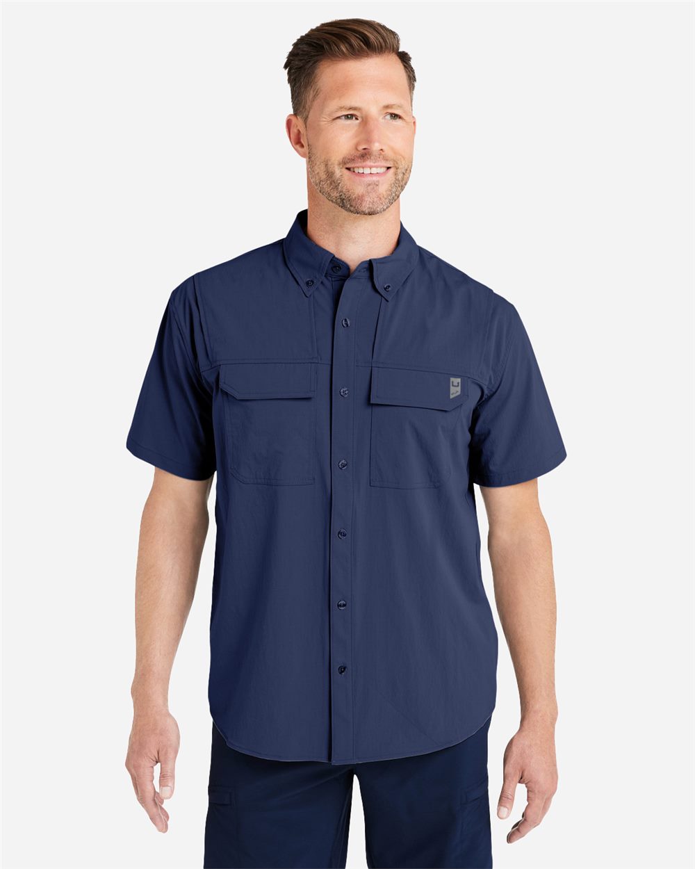 HUK Men's Creekbed Short Sleeve Shirt H150183