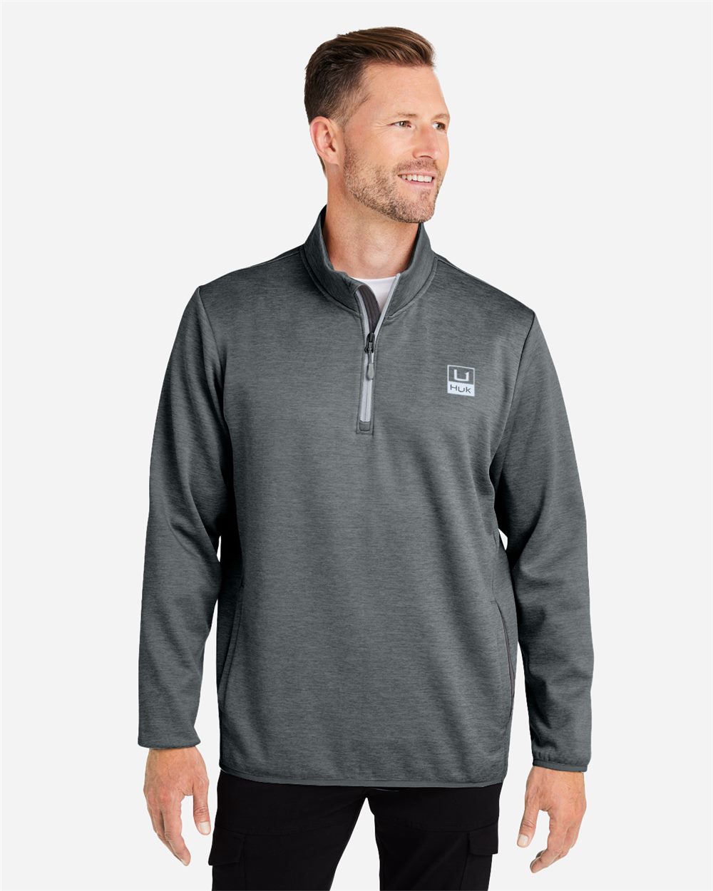 HUK Men's Coldfront+ Quarter-Zip Pullover H130098