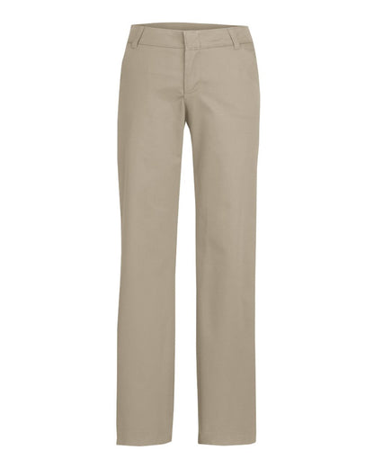 Dickies Women's Stretch Twill Pants FP31 #color_Desert Sand - 34 Unhemmed