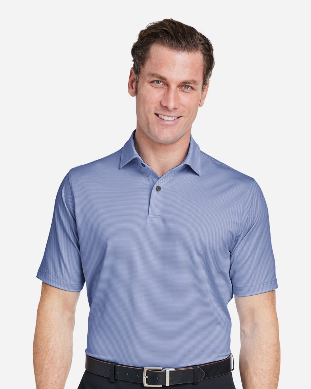 Fairway & Greene Men's USA Made Mini Stripe Tech Polo I11526