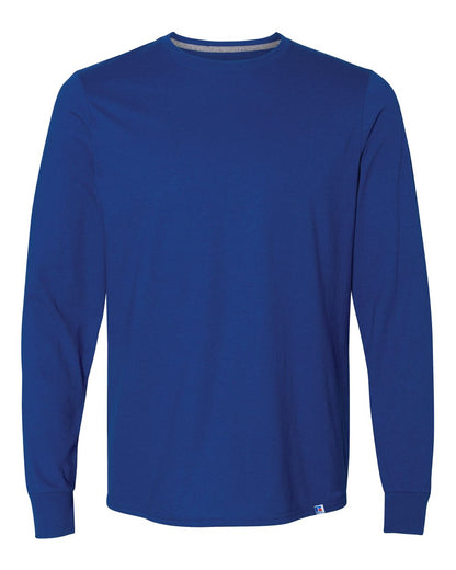 Russell Athletic Unisex Dri Power® CVC Performance Long Sleeve T-Shirt 64LTTM #color_Royal