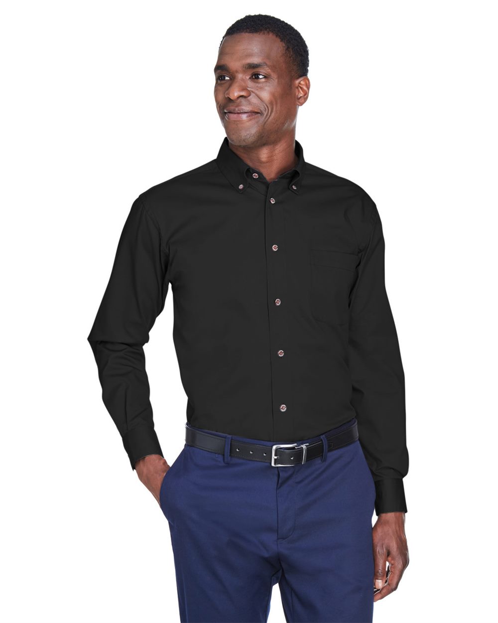 Harriton Men's Easy Blend™ Twill Shirt M500
