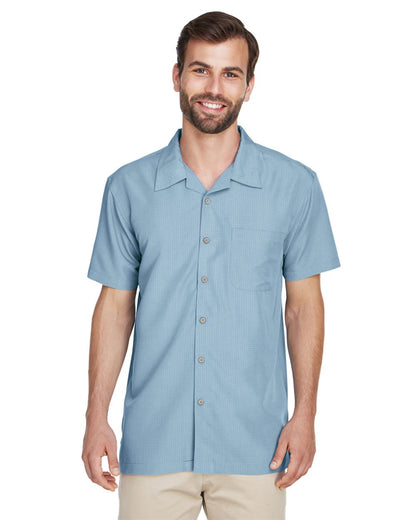 Harriton Men's Barbados Textured Camp Shirt M560 Harriton Men's Barbados Textured Camp Shirt M560