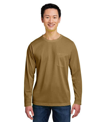 Harriton Unisex Charge Snag and Soil Protect Long Sleeve T-Shirt M118L Harriton Unisex Charge Snag and Soil Protect Long Sleeve T-Shirt M118L