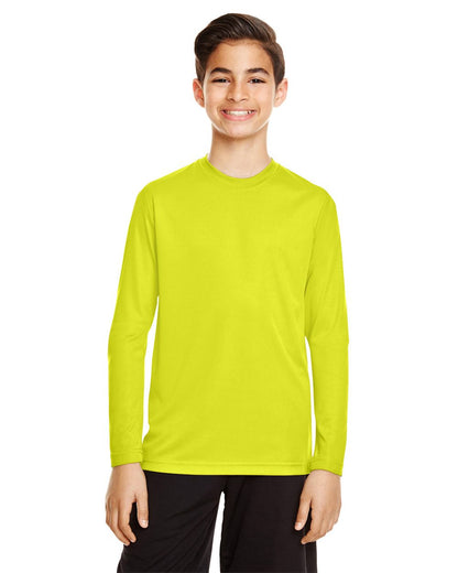 Team 365 Youth Zone Performance Long Sleeve T-Shirt TT11YL Team 365 Youth Zone Performance Long Sleeve T-Shirt TT11YL