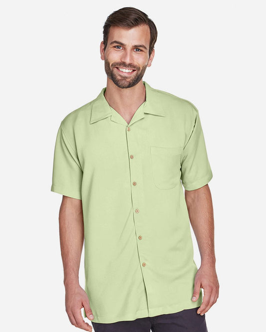 Harriton Men's Bahama Cord Camp Shirt M570