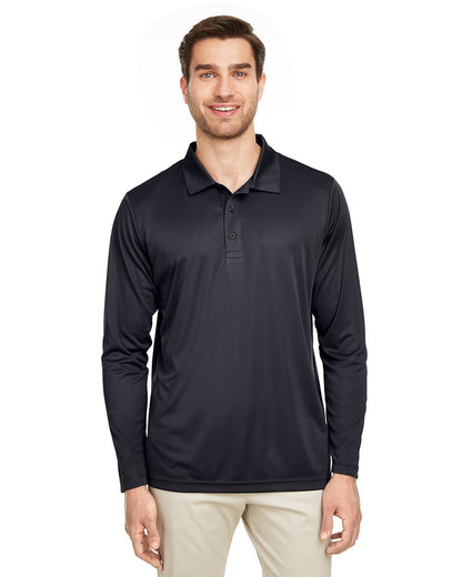 Team 365 Men's Zone Performance Long Sleeve Polo TT51L Team 365 Men&#39;s Zone Performance Long Sleeve Polo TT51L