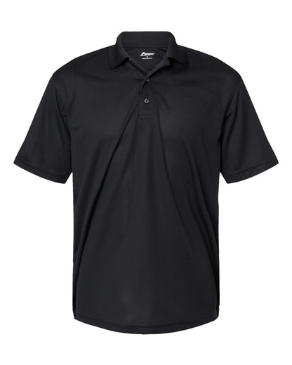 Paragon Men's Saratoga Performance Mini Mesh Polo 100 #color_Black