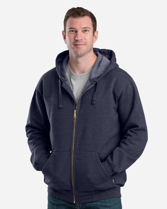 Berne Apparel Men's Heritage Full-Zip Hooded Sweatshirt SZ413