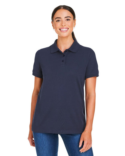 Harriton Women's Valiant Cotton Snag Protect Polo M205W Harriton Women's Valiant Cotton Snag Protect Polo M205W