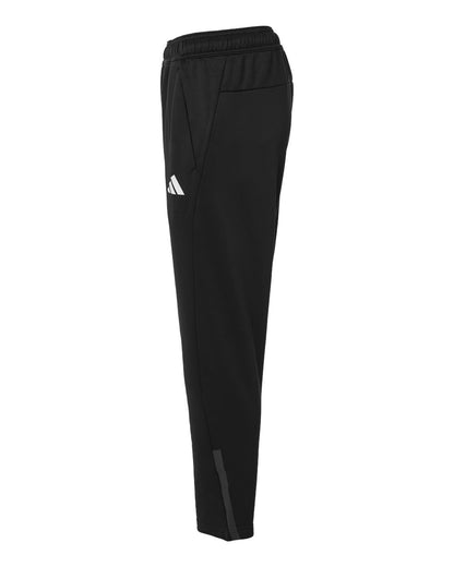 Adidas Men's Game & Go Fleece 3-Bar Sweatpants AT218 #color_Black