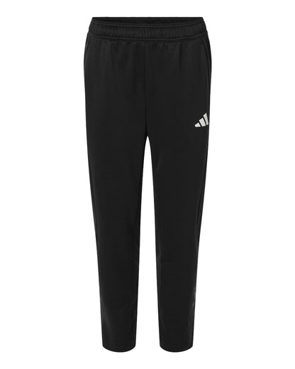 Adidas Men's Game & Go Fleece 3-Bar Sweatpants AT218 #color_Black