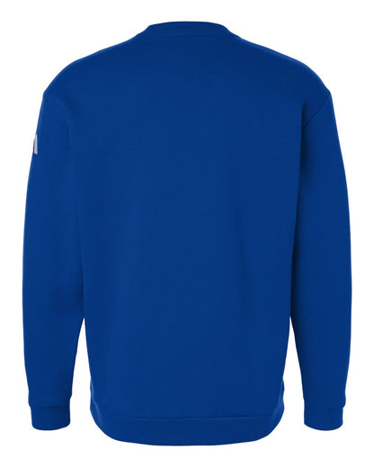 Adidas Men's Fleece Crewneck Sweatshirt AT200 #color_Team Royal Blue