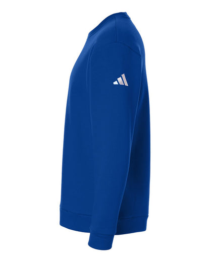 Adidas Men's Fleece Crewneck Sweatshirt AT200 #color_Team Royal Blue