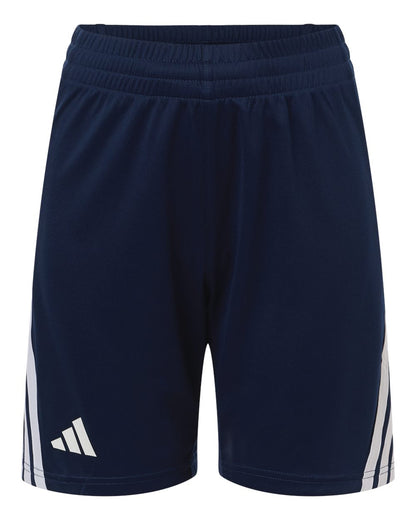 Adidas Youth 3-Stripes 3" Shorts AT302 #color_Collegiate Navy/ White