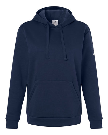 Adidas Women's Fleece Hooded Sweatshirt AT204 #color_Team Navy Blue