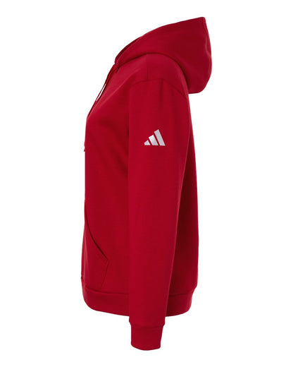 Adidas Women's Fleece Hooded Sweatshirt AT204 #color_Team Power Red