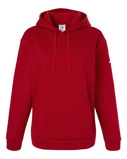 Adidas Women's Fleece Hooded Sweatshirt AT204 #color_Team Power Red