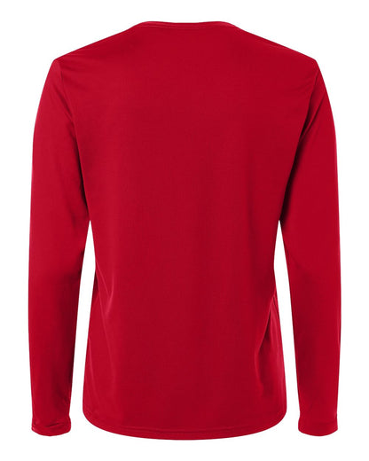 Adidas Women's Pregame Long Sleeve T-Shirt AT105 #color_Team Power Red/ White