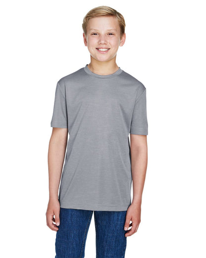 Team 365 Youth Sonic Heather Performance T-Shirt TT11HY Team 365 Youth Sonic Heather Performance T-Shirt TT11HY