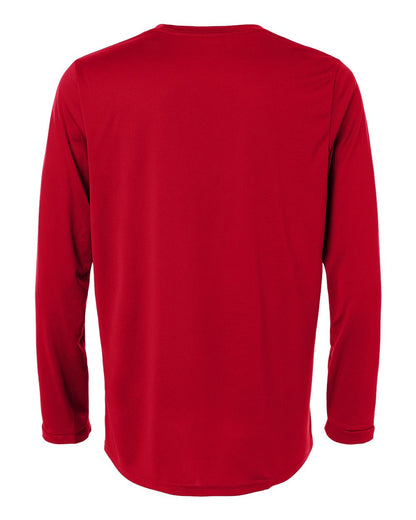 Adidas Men's Pregame Long Sleeve T-Shirt AT104 #color_Team Power Red/ White