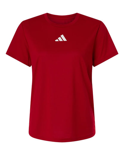 Adidas Women's Pregame T-Shirt AT102 #color_Team Power Red/ White