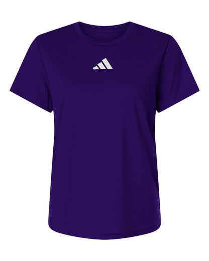 Adidas Women's Pregame T-Shirt AT102 #color_Team Collegiate Purple/ White