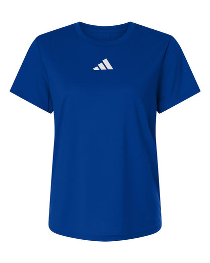 Adidas Women's Pregame T-Shirt AT102 #color_Team Royal Blue/ White