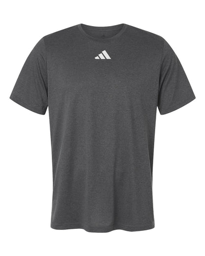 Adidas Men's Pregame T-Shirt AT101 #color_Dark Grey Heather/ White
