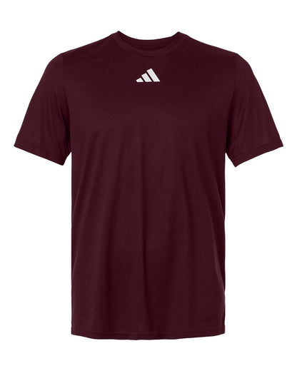Adidas Men's Pregame T-Shirt AT101 #color_Team Maroon/ White