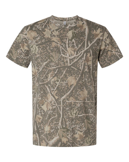 Independent Trading Co. Unisex Premium Pigment-Dyed T-Shirt PRM180PT #color_Deadwood Tree Camo