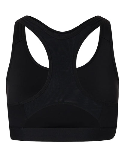 Adidas Women's Techfit Compression Racerback Sports Bra AT750 #color_Black